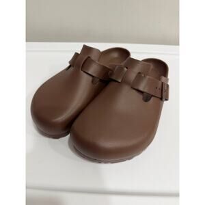 New Birkenstock Boston EVA Clogs EU 42 / US Size 9 Roast Brown